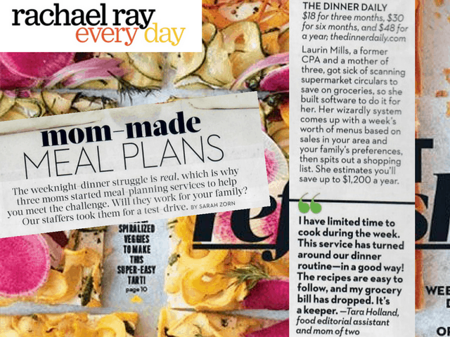 Rachael Ray Every Day reviews The Dinner Daily